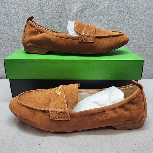 Kate Spade New York Womens Eliza Loafer Sandlewood Loafers SZ 7.5 B NIB - Picture 2 of 8